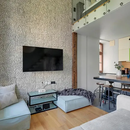 Loft Living Z Antresola I Parkingiem By Lion Apartment